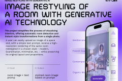 Image Restyling of a Room with Generative AI Technology